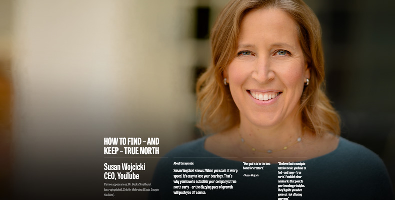 How to Find - And Keep - True North with Susan Wojcicki 